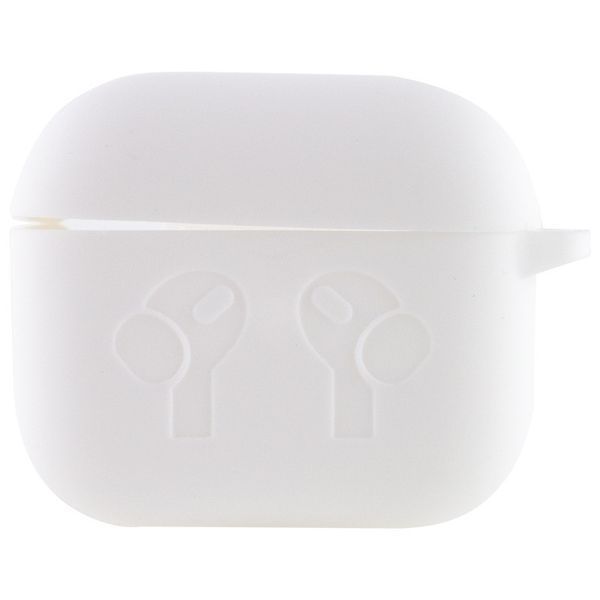 Силіконовий футляр для навушників AirPods 3 White 203-00256 фото