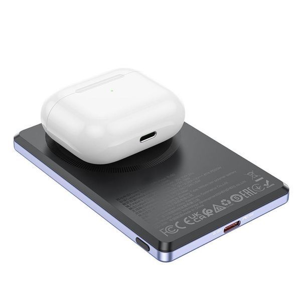 Power Bank Borofone BJ50 Leader PD20W magnetic 5000mAh Серый 656-01416 фото