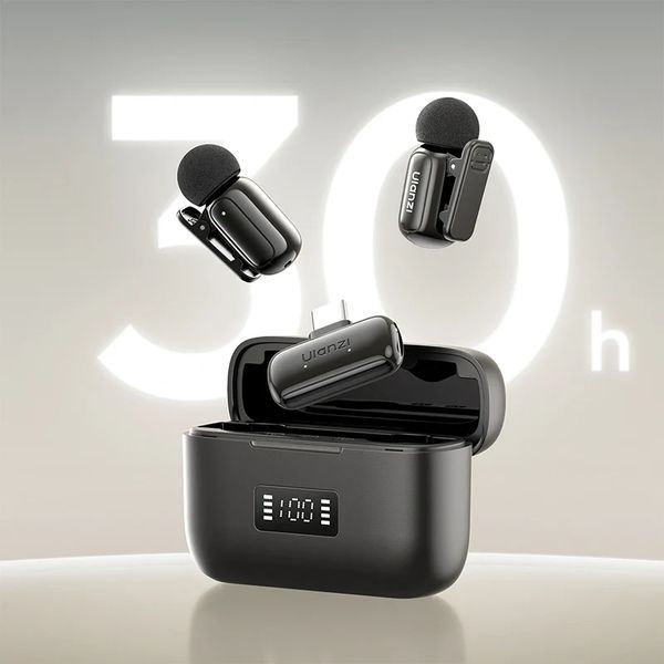 Бездротова мікрофонна система Ulanzi A200 Mini Mic dual-mic (Type-C) Black A046 фото