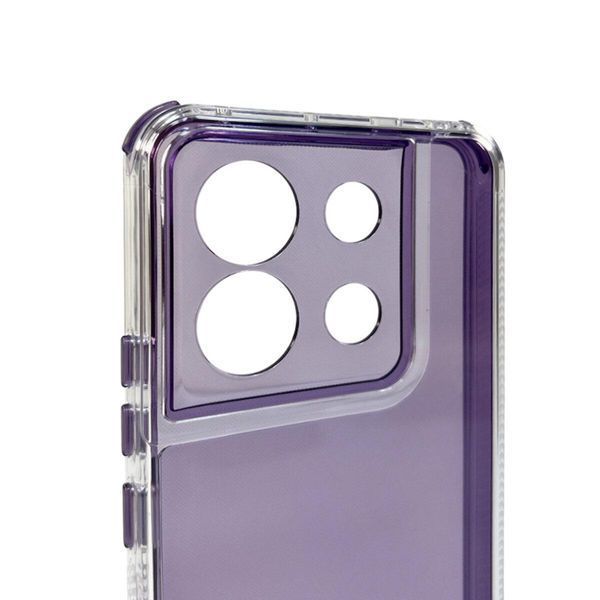 Протиударний чохол для смартфона Space III для Xiaomi Redmi Note 13 Pro 5G/Poco X6 Dark Purple 666-02233 фото
