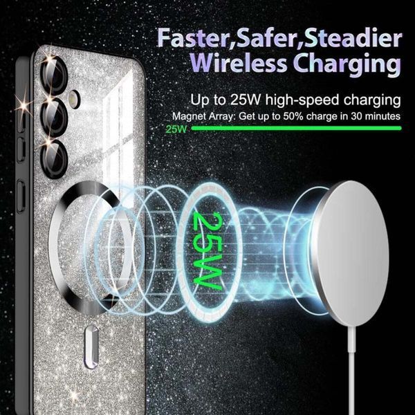 Чохол для смартфона Cosmic CD Shiny Magnetic для Samsung Galaxy S24 Black 666-02138 фото
