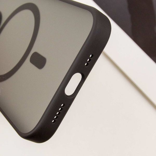 TPU+PC чохол Blueo Skin Friendly Frosted with MagSafe для Apple iPhone 15 (6.1") Black 777-07914 фото