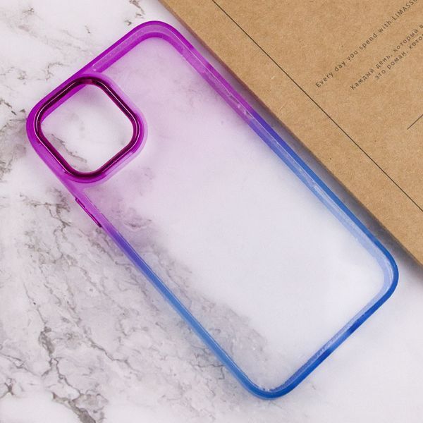 Чохол TPU+PC Fresh sip series для Apple iPhone 14 Plus (6.7") Синій / Фіолетовий 777-06686 фото