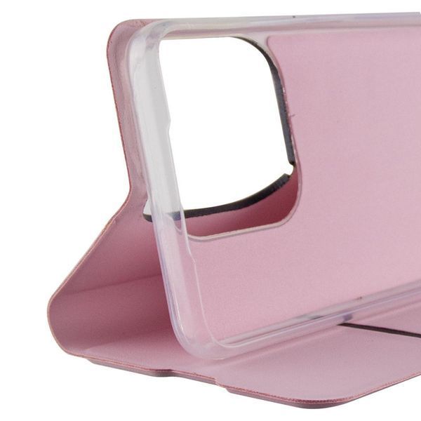 Шкіряний чохол-книжка GETMAN Elegant для TECNO Spark 8C Рожевий 555-01555 фото