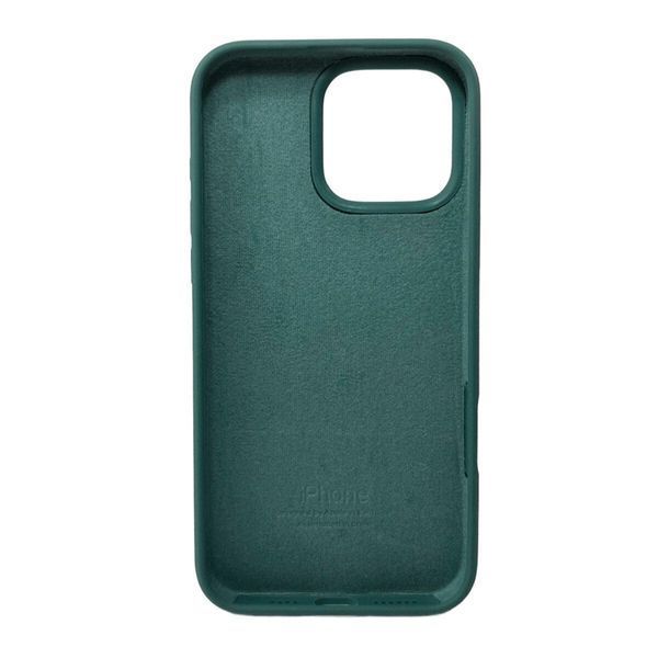 Силиконовый чехол для iPhone 16 Pro Pine Green 666-01213 фото