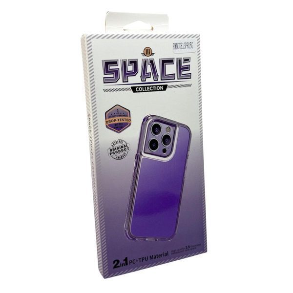 Протиударний чохол для смартфона Space III для Xiaomi Redmi Note 13 Pro 5G/Poco X6 Dark Purple 666-02233 фото