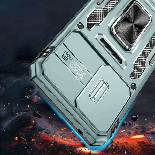 Ударостійкий чохол Camshield Army Ring для Samsung Galaxy A35 / A55 Light Green 777-04970 фото
