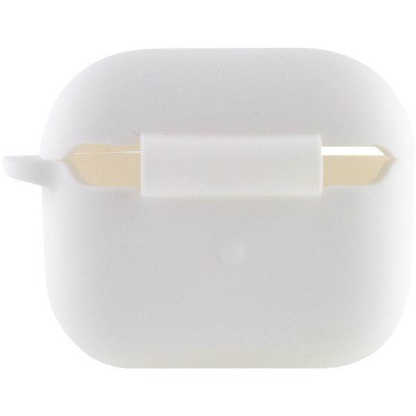 Силіконовий футляр для навушників AirPods 3 White 203-00256 фото