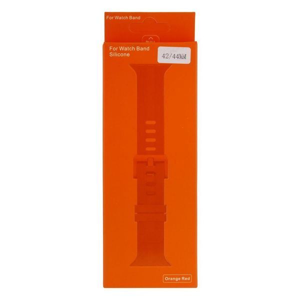 Ремешок Silicone Shine Band для Apple Watch 38/40/41 mm Orange Red 212-00829 фото