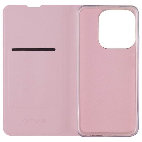 Шкіряний чохол-книжка GETMAN Elegant для TECNO Spark 8C Рожевий 555-01555 фото