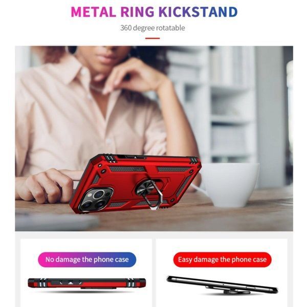 Чохол Cosmic Robot Ring для iPhone 13 Pro Max Red 666-00058 фото