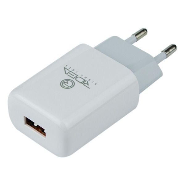 Зарядное устройство Ridea RW-11311 и кабель Lightning 2.1 A Белый 209-00127 фото