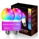 Светодиодная RGB лампочка Smart bulb light 2pcs with Bluetooth E27 with app white 656-03695 фото 1