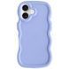 Чехол TPU Ripple для Apple iPhone 16 (6.1") Lilac Blue 555-01024 фото 1