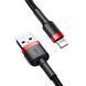 Кабель Baseus Cafule Cable USB For iP 2A 3m Red+Black CALKLF-R91 фото 2