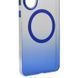 Чохол TPU+PC Phantom with MagSafe для Samsung Galaxy S25 Blue 555-02954 фото 2