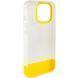 Чохол TPU+PC Bichromatic для Apple iPhone 13 Pro (6.1") Matte / Yellow 555-03986 фото 3