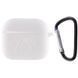Силіконовий футляр для навушників AirPods 3 White 203-00256 фото 1