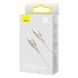 Кабель Baseus Glimmer Series Fast Charging Type-C to Type-C (CADH000802) Білий 209-00196 фото 5