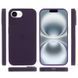Чехол Silicone Case Full Protective для Apple iPhone 16e\17e (6.1") Elderberry 555-04086 фото 3