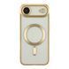 Чохол TPU Metallic Chrome Full Camera with Magsafe для iPhone 17 Air Chrome Gold 214-04609 фото 1