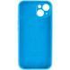 Силіконовий чохол з закритою камерою для iPhone 15 Light Blue 666-01003 фото 2