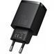 Мережевий зарядний пристрій Baseus Compact Quick Charger U+C 20W EU Black 656-01292 фото 2