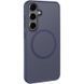 TPU+PC чохол Metal Buttons with MagSafe Colorful для Samsung Galaxy S25 Navy Blue 555-03004 фото 1