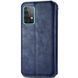 Шкіряний чохол-книжка GETMAN Cubic для Samsung Galaxy A23 4G Синій 555-01909 фото 2