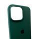 Силиконовый чехол для iPhone 16 Pro Pine Green 666-01213 фото 5
