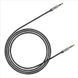 Аудиокабель Baseus M30 3.5mm male to 3.5mm male, nylon braid, 1m Silver+Black CAM30-BS1 фото 1