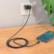 Кабель HOCO X52 USB to Type-C 3A, 1m, PVC, PVC connectors, magnetic, Black 6931474735546 фото 7