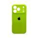 Силиконовый чехол с закрытой камерой для iPhone 17 Pro Shiny Green 666-04254 фото