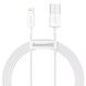 Кабель Baseus Superior Series Fast Charging Lightning 2.4A (1,5m) White 209-00239 фото 1