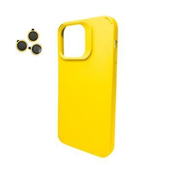 Чехол Silky Cam Protect для iPhone 14 Pro Yellow 666-02357 фото