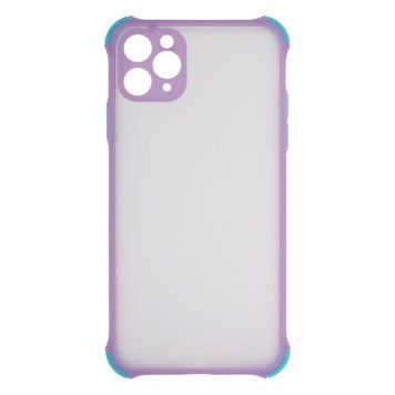 Силиконовый чехол TOTU Armor with Frame для iPhone 11 Pro Max Фиолетовый 208-00992 фото