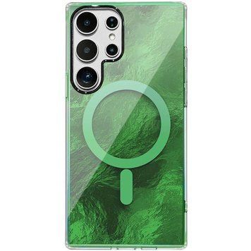 Чохол TPU Shiny Mountain (MagFit) для Samsung Galaxy S26 Ultra Green 777-09177 фото