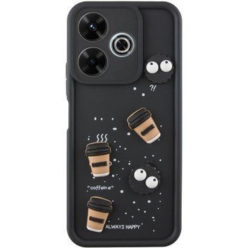 Чохол TPU Toys Case для Xiaomi Redmi 13 4G / Poco M6 4G Black/Always Happy 777-03880 фото