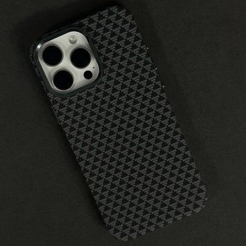 Чехол Elite Carbon Matte BOX Magnetic для iPhone 16 Pro Pyramid Grey 208-06338 фото