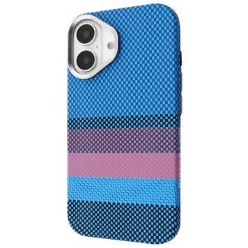 Чехол Proove Gleam Case with Magnetic Ring iPhone 16 Blue Borders 656-04779 фото