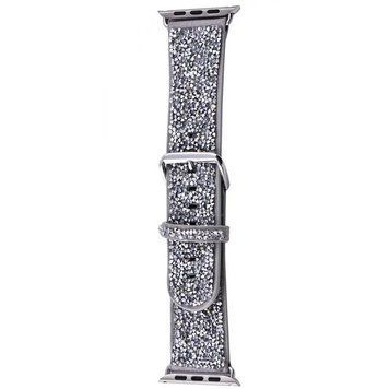 Ремінець Bling World Rock Diamond для Apple Watch 38/40/41/42mm(ser.10) Серебряный 212-01367 фото