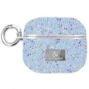 TPU чехол Bling World Rock Diamond для наушников AirPods Pro / Airpods Pro 2 Голубой 203-00307 фото