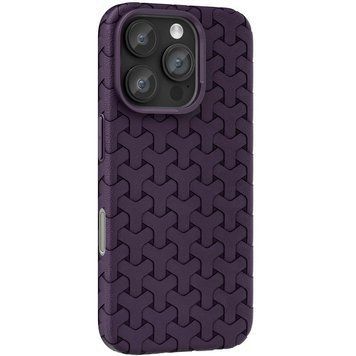 Чехол TPU Weaving для iPhone 16 Pro (6.3") Purple 555-00321 фото