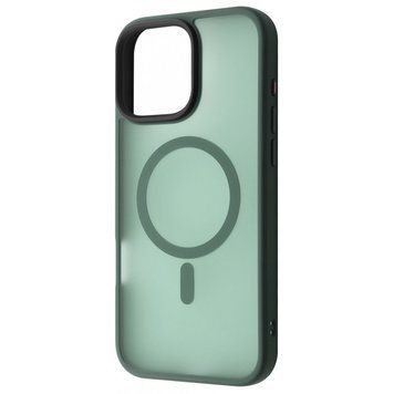 Чехол WAVE Matte Insane Case with Magnetic Ring для iPhone 16 Pro Green 656-07888 фото