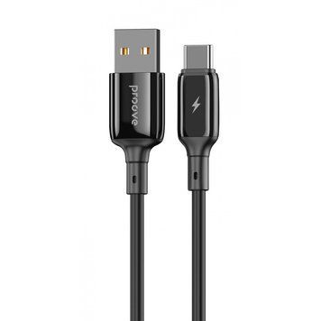 Кабель Proove Flex Metal USB для Type-C 2.4A (1m) black 656-02580 фото