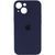 Силиконовый чехол с закрытой камерой для iPhone 14 Dark Blue 666-00798 фото