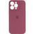 Силиконовый чехол с закрытой камерой для iPhone 13 Pro Marsala 208-00760 фото