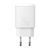 Мережевий зарядний пристрій Baseus Compact Quick Charger U+C 20W EU White 656-01293 фото