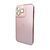 Чехол AG Glass Sapphire Frame MagSafe для iPhone 12 Pro Pink 666-02789 фото