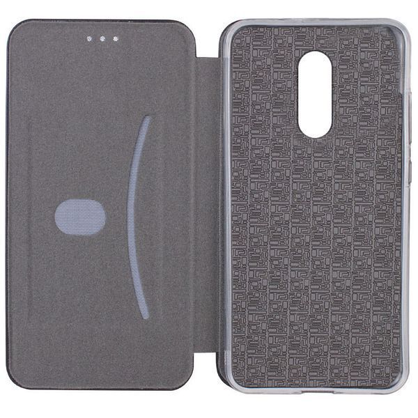 Кожаный чехол-книжка Classy для Xiaomi Redmi 5 Черный 777-03642 фото